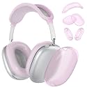 Silicone Case Cover for AirPods Max 2 / AirPods Max Headphones (Foggy Pink)