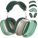 Silicone Case Cover for AirPods Max 2/ AirPods Max Headphones (Dark Green)