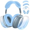 Silicone Case Cover for AirPods Max 2/AirPods Max Headphones, Gradient Blue