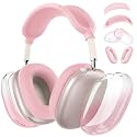 Silicone Case Cover for AirPods Max 2/AirPods Max Headphones, Gradient Pink