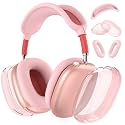Silicone Case Cover for AirPods Max 2/ AirPods Max Headphones (Pink)