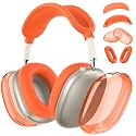 Silicone Case Cover for AirPods Max 2/ AirPods Max Headphones (Orange)