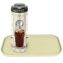 Silicone Coffee Maker Mat with Lip for Countertops 17.4''x10.6'' Sage Green