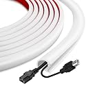 Silicone Cord Covers for Wires on Wall Cord Hider Self-Adhesive