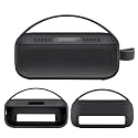 Silicone Cover Case for Bose SoundLink Flex Bluetooth Portable Speaker, Protective Skin Sleeve for Bose SoundLink Flex Speaker Accessories (Only Silicone Case) (Dark Black)
