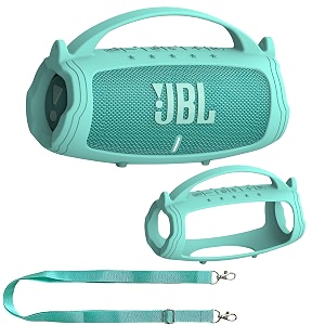 silicone cover case for jbl charge 5 portable bluetooth speaker protective skin case for jbl charge 5 portable bluetooth speaker accessoriesteal case