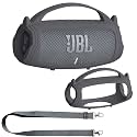JCHPINE Silicone Cover Case For Jbl Charge 5 Portable Bluetooth Speaker, Protective Skin For Jbl Charge 5 Accessories (Grey)