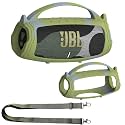 JCHPINE Silicone Cover for JBL Charge 5 Portable Bluetooth Speaker - Protective Skin Accessories (Camouflage Case)