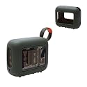 Silicone Cover Case for JBL Go 4 Ultra-Portable Waterproof Speaker Green