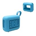 Silicone Cover Case for JBL Go 4 Ultra-Portable Waterproof Speaker Teal