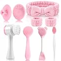 Silicone Facial Cleansing Brush Set，Face Scrubber for Deep Pore Cleansing