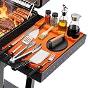 Silicone Grill Mat for Blackstone Griddle Accessories (Orange)