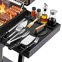 Silicone Grill Mat for Blackstone Griddle Accessories (Black)