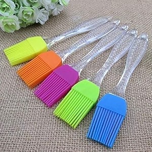 silicone heat resistant marinading meat grill basting pastry brush for oil butter sauce sausages desserts grill barbecue multicolor multicolor 2