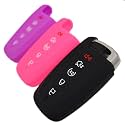 Silicone Key Fob Cover for Ford F150 Mustang Explorer Expedition Escape Edge Bronco Transit Maverick and Lincoln Navigator Nautilus Aviator Corsair