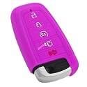 Silicone Key Fob Cover for Ford F150 Mustang Explorer Expedition Escape Edge Bronco Transit Maverick and Lincoln Navigator Nautilus Aviator Corsair