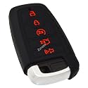 Silicone Key Fob Cover for Ford F150 Mustang Explorer Expedition Escape Edge Bronco Transit Maverick and Lincoln Navigator Nautilus Aviator Corsair