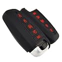 Silicone Key Fob Cover for Ford F150 Mustang Explorer Expedition Escape Edge Bronco Transit Maverick and Lincoln Navigator Nautilus Aviator Corsair
