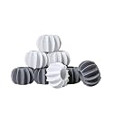 Silicone Laundry Balls for Washing Machine Reusable Anti-Tangle & Anti-Winding Washer Balls for Deep Cleaning – Grey & White Fabric Softening Scrubber Balls for Clothes & Bedding(Pack of 10).