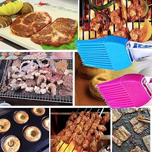silicone pastry basting brush set of 1 heat-resistant food grade oil brush non-stick kitchen baking brush for bbq butter grilling amp marinade