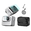 Silicone Protective Cover Case,Screen and Lens Protector for Insta360 GO 3(Black)