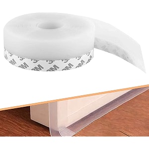 weather stripping door seal strip 165ft silicone seal strip door strip bottom door weather stripping sealing tape for windows doorsand shower glass gaps transparent 25mm