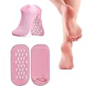 Silicone Socks for Women and Men | Crack Heel Repair, Spa Gel Foot Hydration With Vitamin | 1 Pair Pink