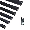 Unicaravan Silicone Vacuum Hose Kit 3.3FT 6PCS Vacuum Lines Automotive Kit 1/8" 5/32" 3/16" 1/4" 5/16" 3/8" With Tube Cutter, Matte Black Tubing, Automotive Marine &amp; Industrial Use