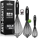 Whisks For Cooking Up To 500°F Silicone Whisk tool Non-Scratch