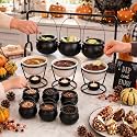 SiliFine 216 Pcs Halloween Caramel Apple Bar Kit Halloween Party Supplies
