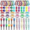 Silipull 36 Pcs Shaker Musical Instrument Set for Kid Toddler Early Music