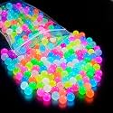 Silipull 500 Pack 8mm Plastic Slingshot Ammo, Luminous Target Balls