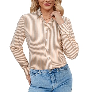 siliteelon Button Down Shirts for Women Oxford