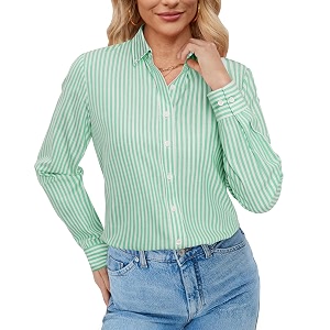 siliteelon Button Down Shirts for Women Oxford