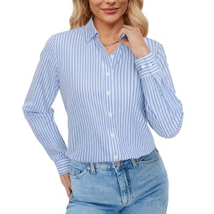 siliteelon Button Down Shirts for Women Oxford