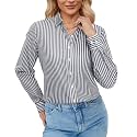 siliteelon Button Down Shirts for Women Oxford