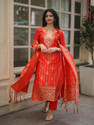 Silk Bliss Printed Kurta Salwar Dupatta