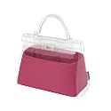 Silk Purse Organizer Insert Fits Hermes Kelly, Luxury Satin Bag Shaper with Divider, Silky Smooth Non-Slip Handbag Organizer for Designer Bags