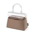 Silk Purse Organizer Insert Fits Hermes Kelly, Luxury Satin Bag Shaper with Divider, Silky Smooth Non-Slip Handbag Organizer for Designer Bags