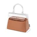 Silk Purse Organizer Insert Fits Hermes Kelly, Luxury Satin Bag Shaper with Divider, Silky Smooth Non-Slip Handbag Organizer for Designer Bags