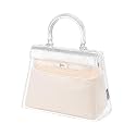 Silk Purse Organizer Insert Fits Hermes Kelly, Luxury Satin Bag Shaper with Divider, Silky Smooth Non-Slip Handbag Organizer for Designer Bags