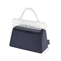 Silk Purse Organizer Insert Fits Hermes Kelly, Luxury Satin Bag Shaper with Divider, Silky Smooth Non-Slip Handbag Organizer for Designer Bags