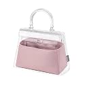 Silk Purse Organizer Insert Fits Hermes Kelly, Luxury Satin Bag Shaper with Divider, Silky Smooth Non-Slip Handbag Organizer for Designer Bags