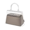 Silk Purse Organizer Insert Fits Hermes Kelly, Luxury Satin Bag Shaper with Divider, Silky Smooth Non-Slip Handbag Organizer for Designer Bags