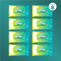 Silk Soft Antibacterial wipes 10 pulls PACK OF 8