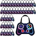 Silkfly 12 Video Game Party Favor Bags, Reusable, Neon Color