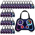 Silkfly 24 Video Game Party Favor Bags, Reusable, Neon Colors