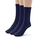 Silky Toes Kids Seamless Crew Socks for Boys &amp; Girls, Viscose from Bamboo