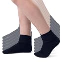 Silky Toes Kids Seamless Crew Socks for Boys &amp; Girls, Viscose from Bamboo