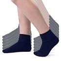 Silky Toes Kids Seamless Sensory Socks, School Uniform Sock for Boys, Girls